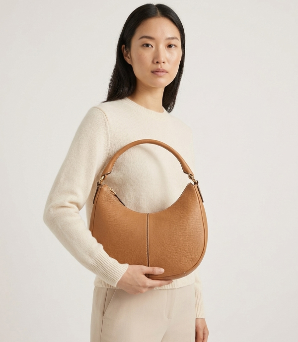 Cognac Crescent Bag Image